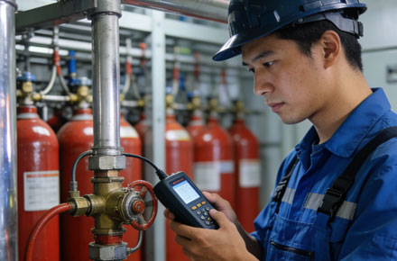 七氟丙烷钢瓶压力不足怎么办？